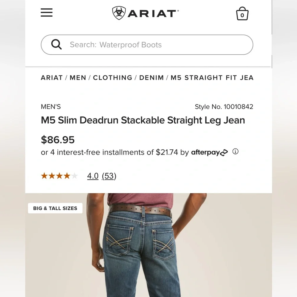 ARIAT jeans - Picture 11 of 11